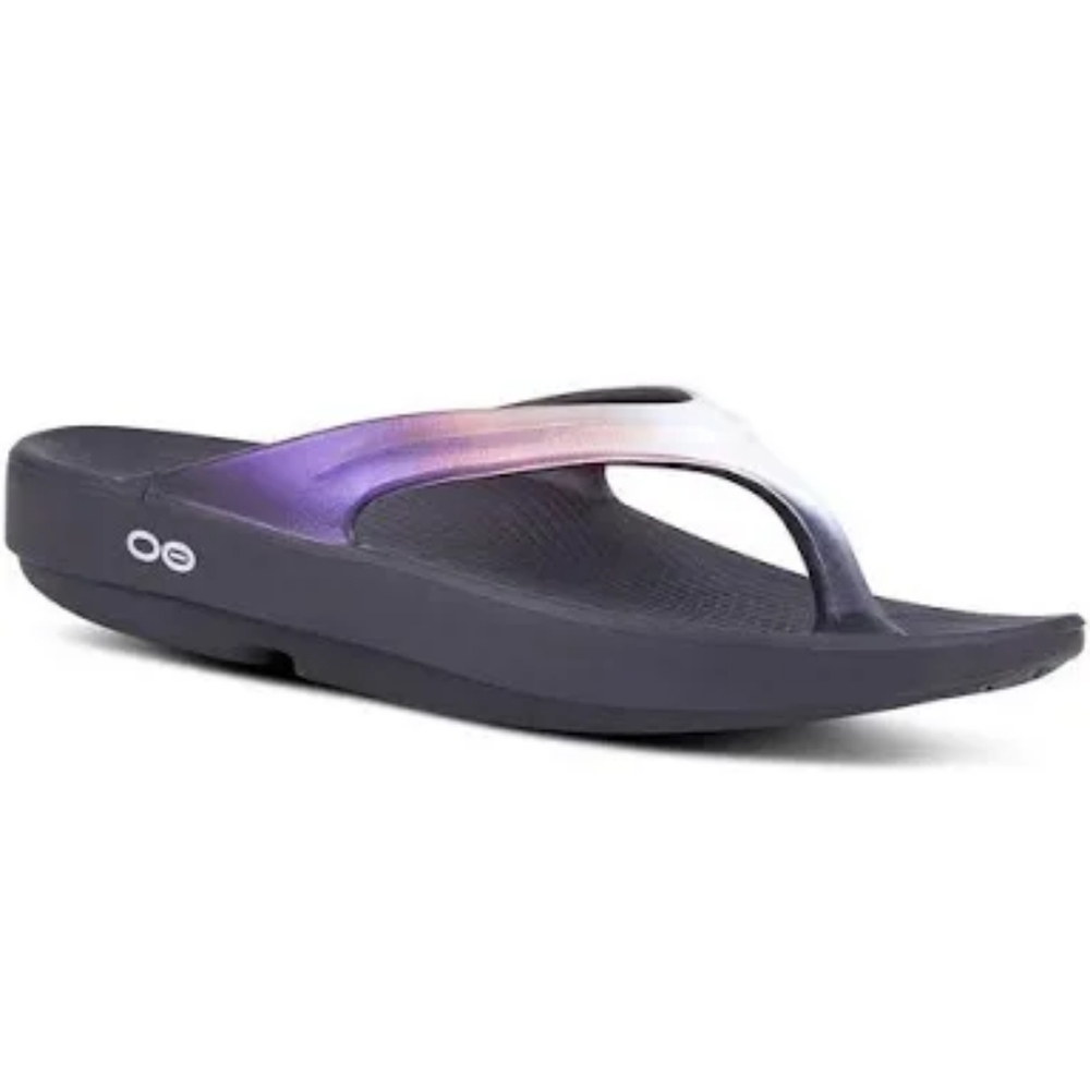 OOFOS Women OOlala  Luxe Sandal Size:8 Color Calypso